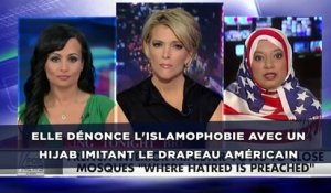 Une musulmane dénonce l'islamophobie avec un hijab aux couleurs du drapeau américain