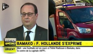François Hollande: "La France est disponible pour apporter" son soutien au Mali