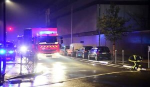 Incendie d'un entrepôt à Lille-Sud