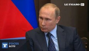 Avion russe abattu : «Un coup de poignard dans le dos» pour Poutine