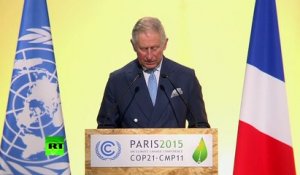 Le prince Charles est intervenu devant la COP21 : «Je suis de tout cœur avec le peuple français»