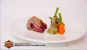 Le plat libre de Camille : agneau rôti à la caillette et ses légumes de saison