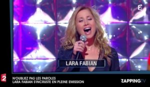 N’oubliez pas les paroles : Lara Fabien s’invite sur le plateau et surprend tout le monde