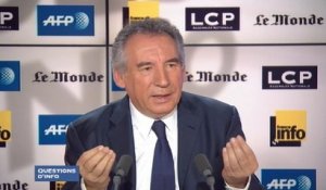 Bayrou répond au "ni fusion-ni retrait" de Sarkozy : "Des propos de premier tour…"