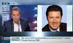 Gros clash entre Christian Estrosi et Jean-Jacques Bourdin - ZAPPING ACTU DU 07/12/2015