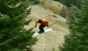 Candide Thovex fait du ski sur l'herbe pour la nouvelle pub Audi Quattro