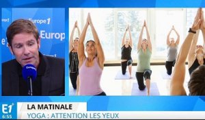 Yoga : attention les yeux !