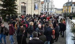 Boulogne: rassemblement citoyen place Dalton.