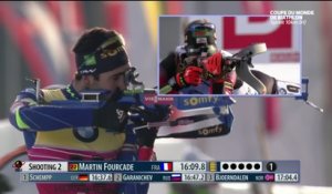 Biathlon - CM (H) - Hochfilzen : Martin Fourcade deuxième du sprint