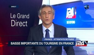 Baisse importante du tourisme en France