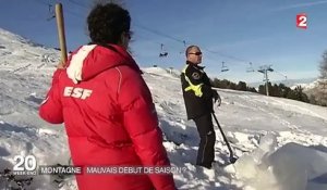 Neige : dans les stations de ski, la saison commence mal