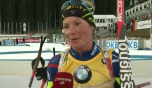 Biathlon - CM - Pokljuka : Marie Dorin Habert «J'étais plus nerveuse»