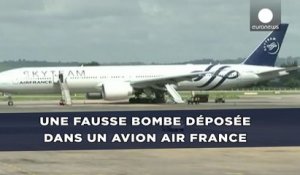 Une fausse bombe déposée dans un avion Air France