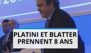 Platini et Blatter suspendus 8 ans par la FIFA !