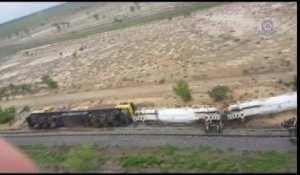 Déraillement d'un train transportant 200.000 litres d'acide sulfurique en Australie