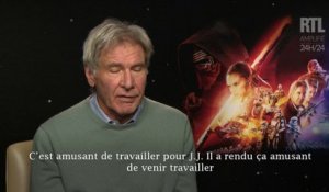 Star Wars 7 : "C'est très amusant de travailler avec J.J Abrams", confie Harrison Ford