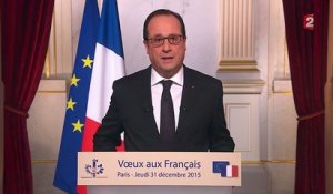 "Françaises et Français, je suis fier de vous" : regardez l'intégralité des vœux de François Hollande