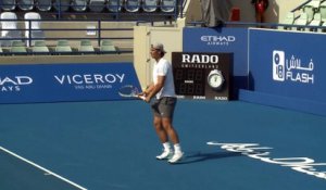 Mubadala - Nadal gagne son premier match de 2016