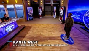 L'audition de KANYE WEST dans American Idol, avec KIM KARDASHIAN