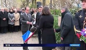 Commémoration des attentats de janvier 2015 : l'hommage sobre et silencieux de François Hollande