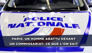 Paris: Un homme abattu devant un commissariat: Ce que l'on sait