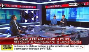 Un homme avec une ceinture d'explosifs abattu devant un commissariat de Paris 18ème