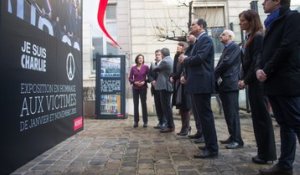 "Debout face à la barbarie" Jean-Christophe Cambadélis inaugure l'expo hommage aux victimes du terrorisme