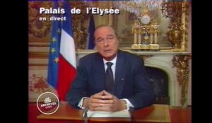 #ArchivesGouv : "A l'heure où François Mitterrand entre dans l'Histoire, je souhaite que nous méditions son message" - Allocution de Jacques Chirac, le 8 janvier 1996