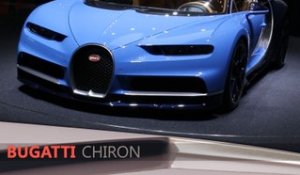 Bugatti Chiron en direct du salon de Genève 2016