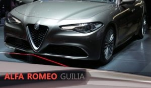Alfa Romeo Giulia en direct du salon de Genève 2016