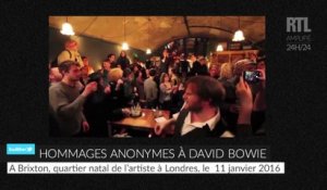 VIDÉO - Hommages anonymes à David Bowie