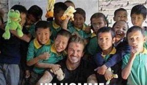 David Beckham, superstar de l'action humanitaire