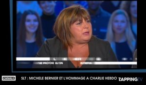 SLT – Charlie Hebdo : Michèle Bernier sur l’hommage aux victimes, "On se serait bourré la gueule avec mon père" (vidéo)