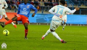 Caen 1-3 OM : le but de GK Nkoudou (60e)