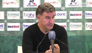 ASSE - OL : la satisfaction de Christophe Galtier