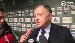 Jean-Michel Aulas et la réception de l'OM