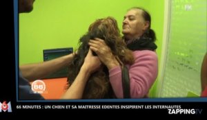 66 minutes : Un chien et sa maîtresse édentés inspirent les internautes (vidéo)