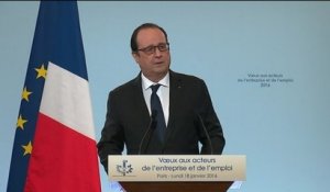 Hollande : "Ce qui compte, c'est réformer jusqu'au bout, au-delà même de quelque échéance électorale..."
