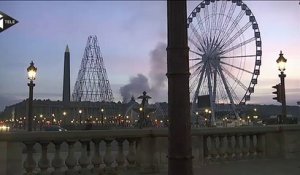 Incendie en cours dans l'hôtel de luxe parisien le Ritz