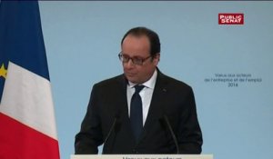 Hollande : « En France, la durée d’indemnisation du chômage est la plus longue d’Europe, mais la durée de formation des chômeurs est la plus courte. C’est ce qu’il faut changer »