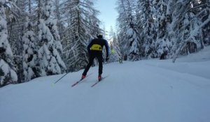 Biathlon - CM - Antholz Anterselva : Quand l'équipe de France s'essaye à la descente !