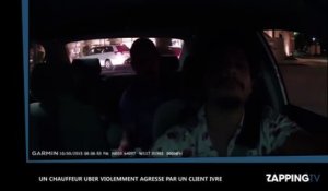 Un chauffeur Uber agressé et frappé par un client ivre, les images chocs (vidéo)