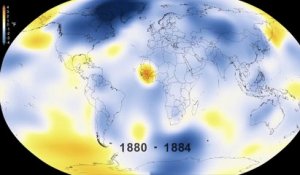 Réchauffement de la planete entre 1880 et 2015 - 2015, année la plus chaude