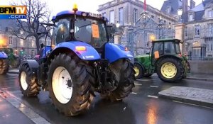 En Bretagne, le blocage des éleveurs se poursuit