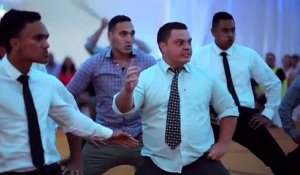 Haka à un mariage