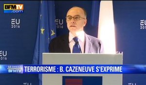 Bernard Cazeneuve : "En matière antiterroriste, le problème n'est pas national, il est européen, il est global"