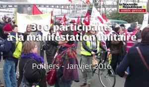 VIDEO. Poitiers : 300 participants à la manifestation unitaire