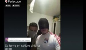 Un détenu de prison se filme en cellule sur Periscope