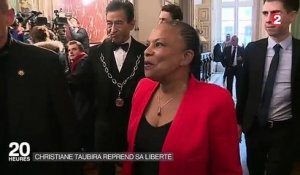Christiane Taubira fait ses adieux au gouvernement
