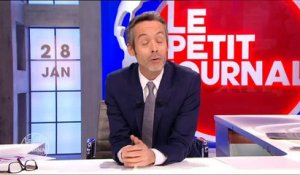 "Le Petit Journal" se moque d'un manifestant à "La manif pour tous" - Regardez